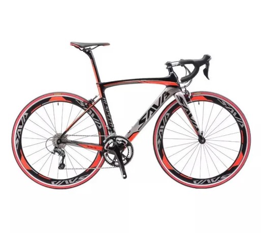 Шоссейный велосипед SAVA из углеродного волокна Shimano 105 R7000, 22 передачи, карбон