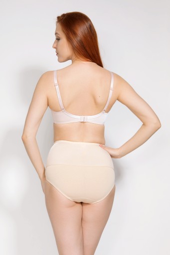 Закрытые женские трусы, сильно моделирующие живот и бедра NETi MTX 99 Beige