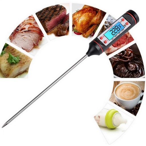 ЖК-КУХОННЫЙ ТЕРМОМЕТР, МЯСО, ВИНО, 300°C