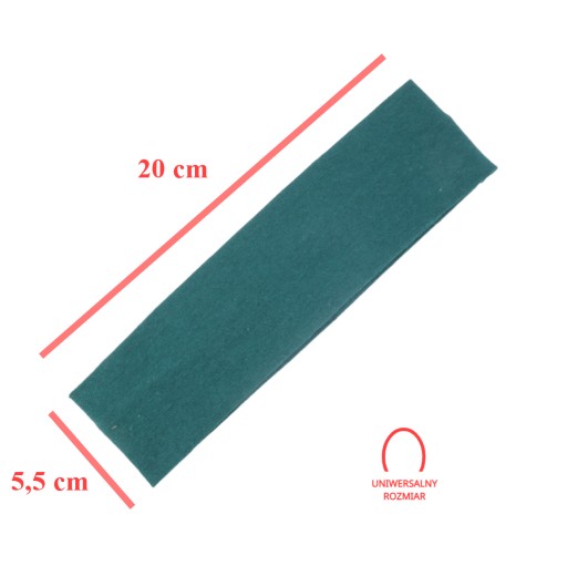 Opaska do włosów Materiałowa Bawełniana Lycra