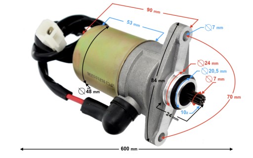 MORETTI ROZRUSZNIK DO SKUTERA 4T 50CC 10 ZĘBÓW