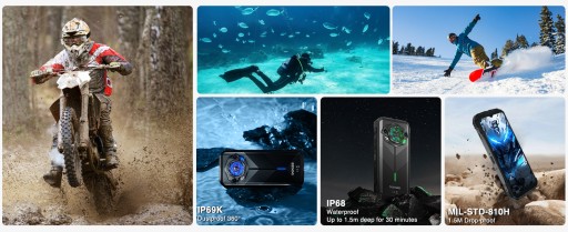DOOGEE S PUNK PANCERNY Smartfon 16/256GB 10800mAh 6,58