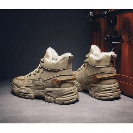MĘSKIE BUTY ZIMOWE MARTIN SKÓRZANE R.39-4441