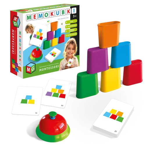 Монтессори развивающая игра MEMOCUBKI 3+ Мультиигра