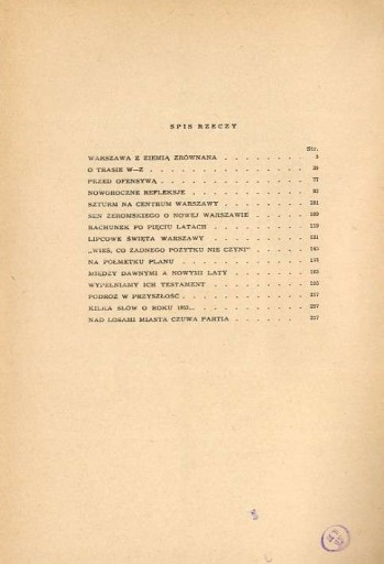 Кароль Малкужинский, Варшавские зарисовки 1955 г.