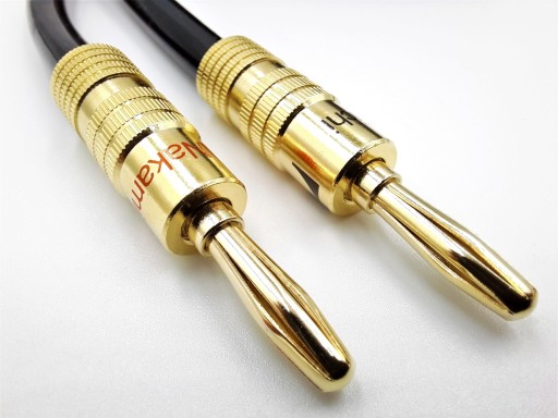 NAKAMICHI Kabel głośnikowy OFC 2x1,5mm banany 1,5m