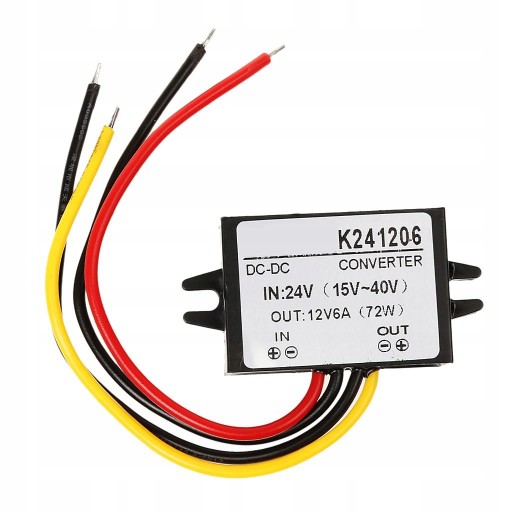 Przetwornik 24 V na 12 V