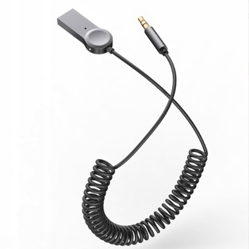 Адаптер Bluetooth Aux 5.0 Автомобильный аудиокабель USB 3,5 м