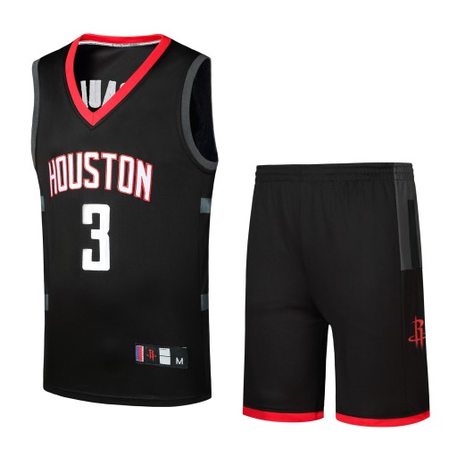 Rockets No. 3 Koszulka Paul koszulka koszykówka komplet haft PAUL