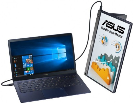 ASUS MB16AMT 16-дюймовый IPS-монитор с разрешением 1920x1080 пикселей