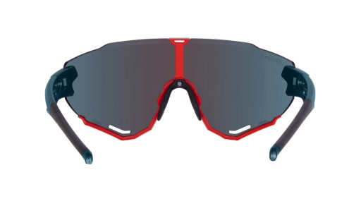 Okulary rowerowe FORCE CREED czarno-czerwone