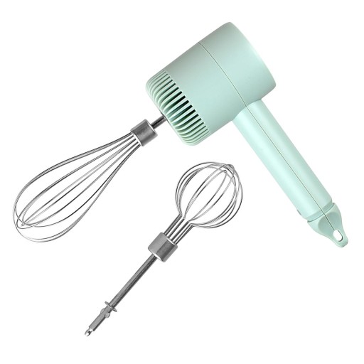 Аккумуляторный ручной миксер для взбивания яиц USB-венчик, зеленый