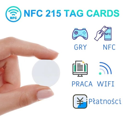 Самоклеящийся бесконтактный купон для монет NFC-жетон nTag215 540B BOX 20 шт.