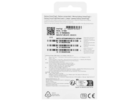 Локальный GPS-брелок SAMSUNG GALAXY SmarTag2 IP67 EI-T5600BBEGEU ЧЕРНЫЙ