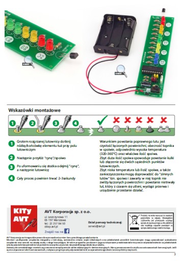 AVTEDU630 TermoEmotek - Набор для обучения пайке своими руками