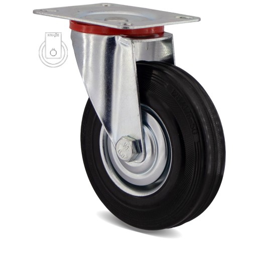 НАБОР ИЗ 4 ШТ. WHEELS fi 125 полочная тележка 13СТГУ125
