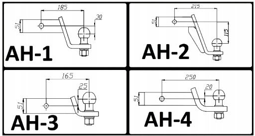 HAK HOLOWNICZY PODWYŻSZONY HONDA ODYSSEY ADAPTER
