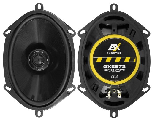 Двуполосные автомобильные динамики ESX QXE572 5x7 дюймов, мощность 140 Вт макс.