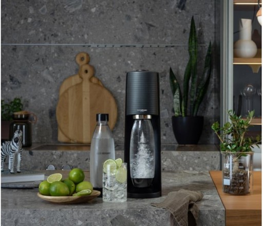 SodaStream TERRA BLACK Насыщатель + 2x СИРОП ПЕПСИ
