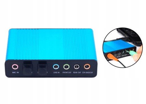 ЗВУКОВАЯ КАРТА AK103E 5.1 ​​7.1 SPDIF USB