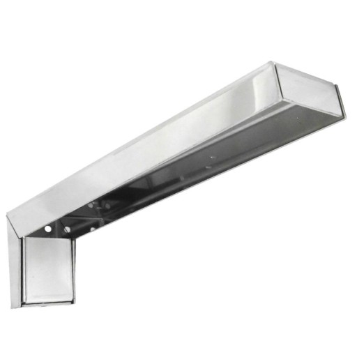 Хромированная опора для умывальника MENSOLA 40x10см