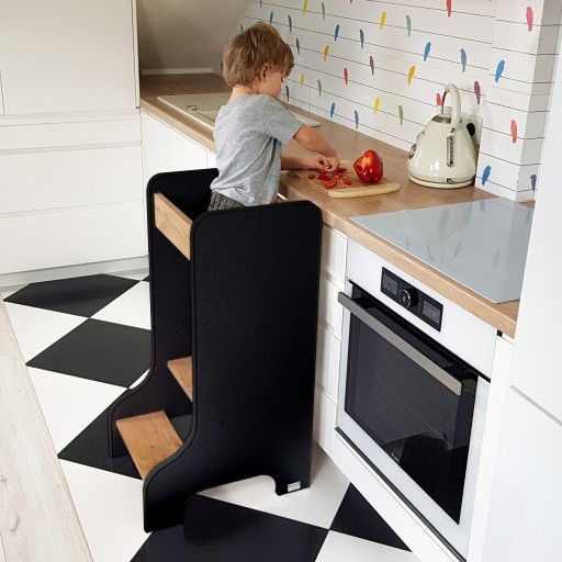 Kitchen Helper pomocnik kuchenny czarny-dąb KH-220