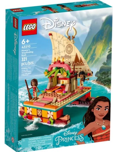 LEGO DISNEY BLOCKS 43210 Катамаран Моаны 321 деталь Лодка Корабль Лодка