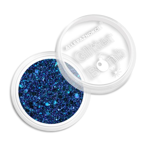 Пудра для ногтей GLITTER BOMB Blue Effect № 06 SEOL