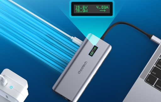Адаптер Choetech 12in1 HUB-M26 USB-C на USB-C USB