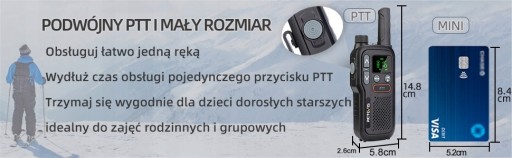 Retevis RB618 Рация PMR446(Черный, 3 шт.)