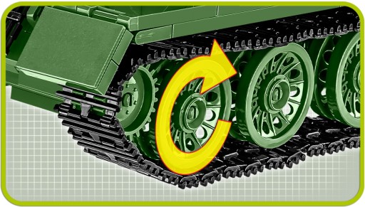 COBI 2541 Советская пушка СУ 100 646 шт.
