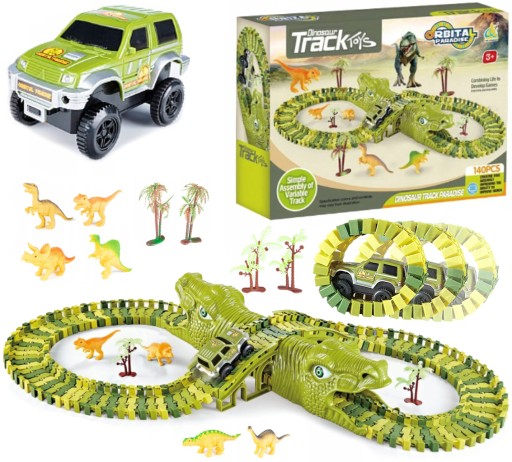 БОЛЬШОЙ автомобильный трек Парк динозавров Dinosaurs XXL