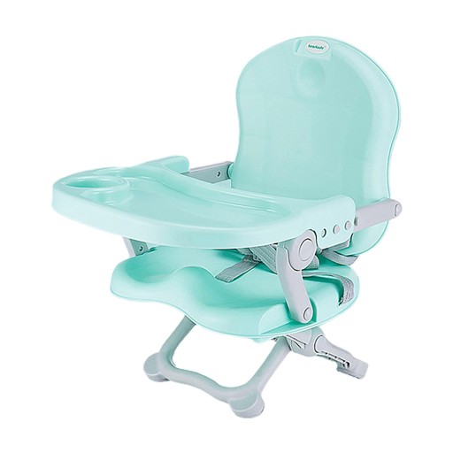 Стульчик для кормления для малышей Deluxe Tray Легко чистящийся Регулируемый детский зеленый