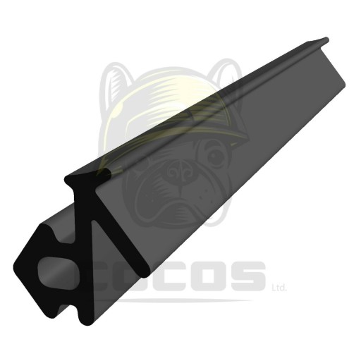Uszczelka do okien PVC S-834x VEKA CZARNA 1m