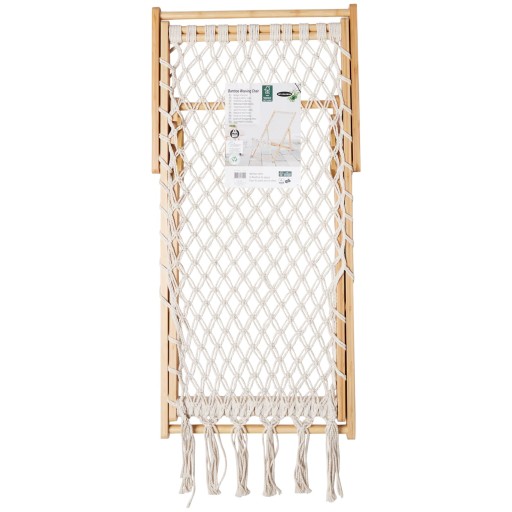 бамбуковый шезлонг в стиле BOHO, 3 положения, 57x82xH84 см, грузоподъемность макс 110 кг