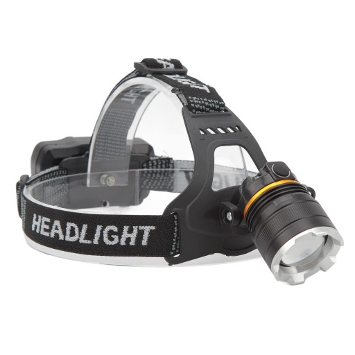 LAMPA CZOŁOWA JASNA LATARKA CZOŁOWA LED IPX6 USB REGULOWANA LAMPA