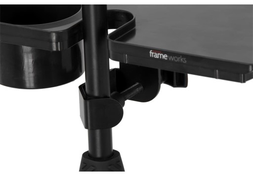 GATOR FRAMEWORKS MICSTAND ACCESSORY TRAYDRINK HOLD
