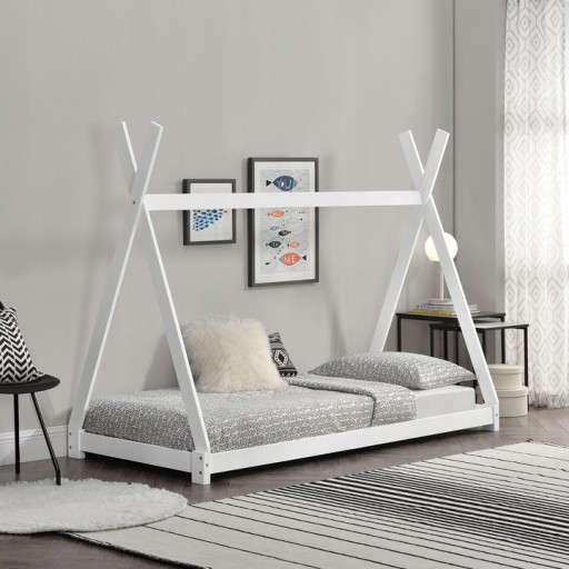Детская кровать Teepee House, белый, 90x200 см
