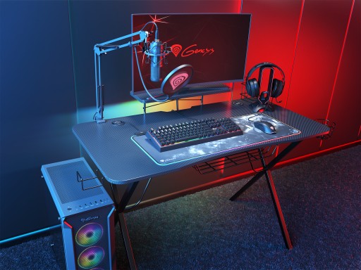 Мышь Bungee Genesis LED RGB подставка для наушников
