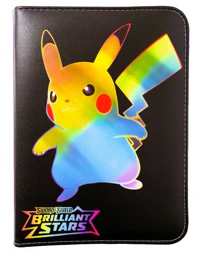 Duży Album Na 400 Kart z Pikachu Segregator + Oryginalna Karta Pokemon