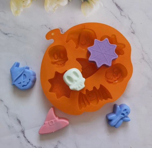 СИЛИКОНОВАЯ ФОРМА ДЛЯ МАФИНОВ HELLOWEEN COOKIE MOLD