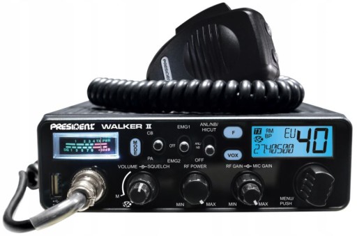 CB RADIO PRESIDENT WALKER II 2 ASC КСВ-метр BB7
