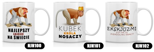 Подарочная КРУЖКА NOSACZ Janusz Funny Designs