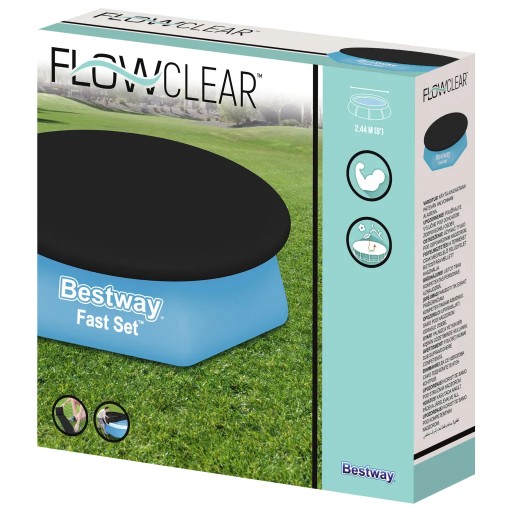 ПОКРЫТИЕ ДЛЯ БАССЕЙНА 244 СМ BESTWAY FOIL NEW