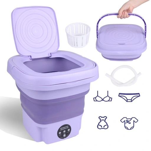 MINI PRALKA SKŁADANA W PEŁNI AUTOMATYCZNA PRALKA PODRÓŻNA 11L