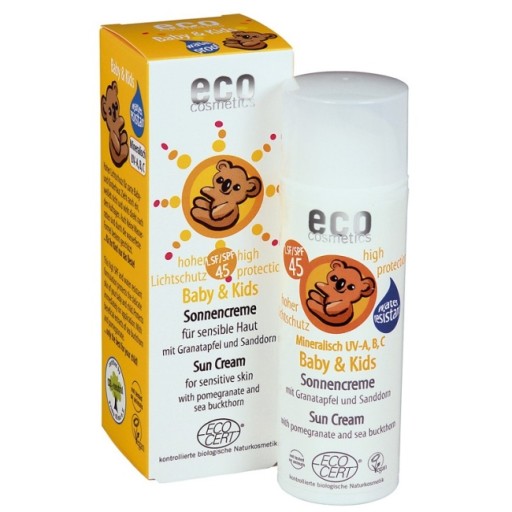 Эко косметика солнцезащитный крем spf 45 для детей и младенцев 50 мл