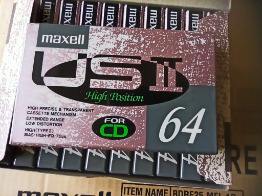 Макселл США II 64 1990 г. НОВЫЙ 1шт, Япония