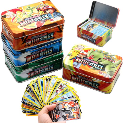 Набор из 41 карты Pokemon Cards в металлической жестяной коробке из серии Lost Origin