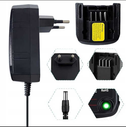 Зарядное устройство 9,6–28 В для всех моделей Black and Decker.