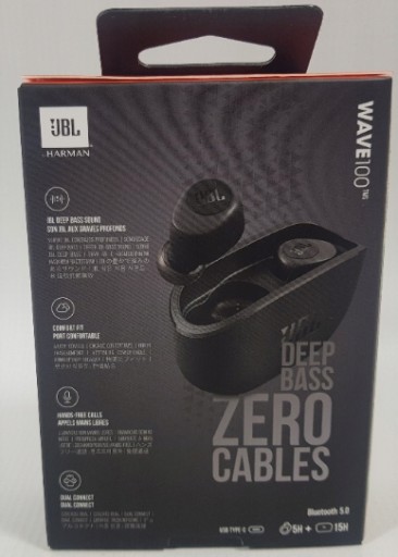 БЕСПРОВОДНЫЕ НАУШНИКИ-ВКЛАДЫШИ JBL WAVE 100 TWS